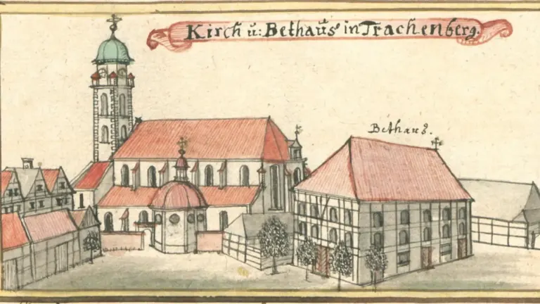 Wierzę w boga: Catholic Church and Protestant Chapel of Trachenberg.