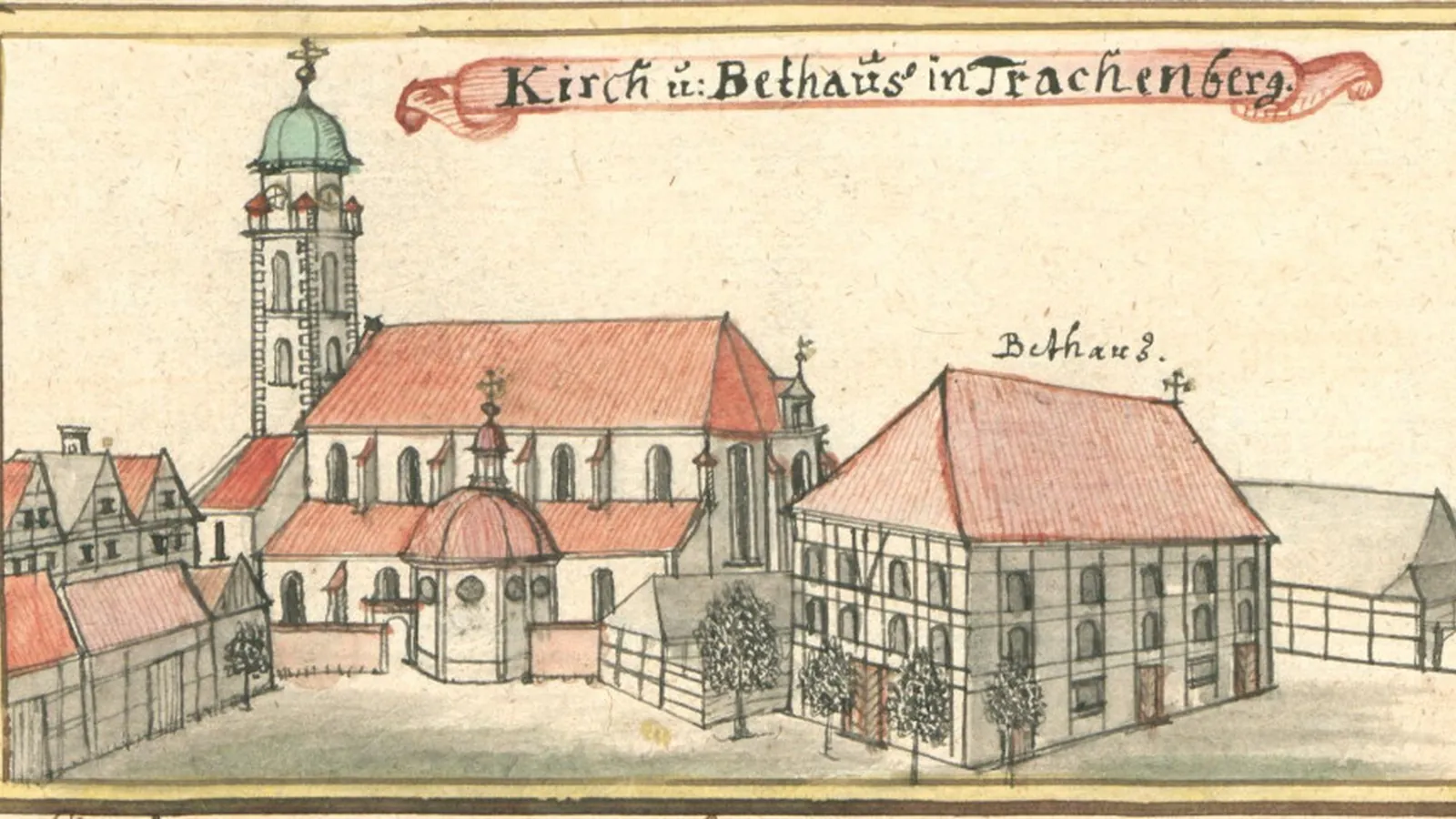 Wierzę w boga: Catholic Church and Protestant Chapel of Trachenberg.